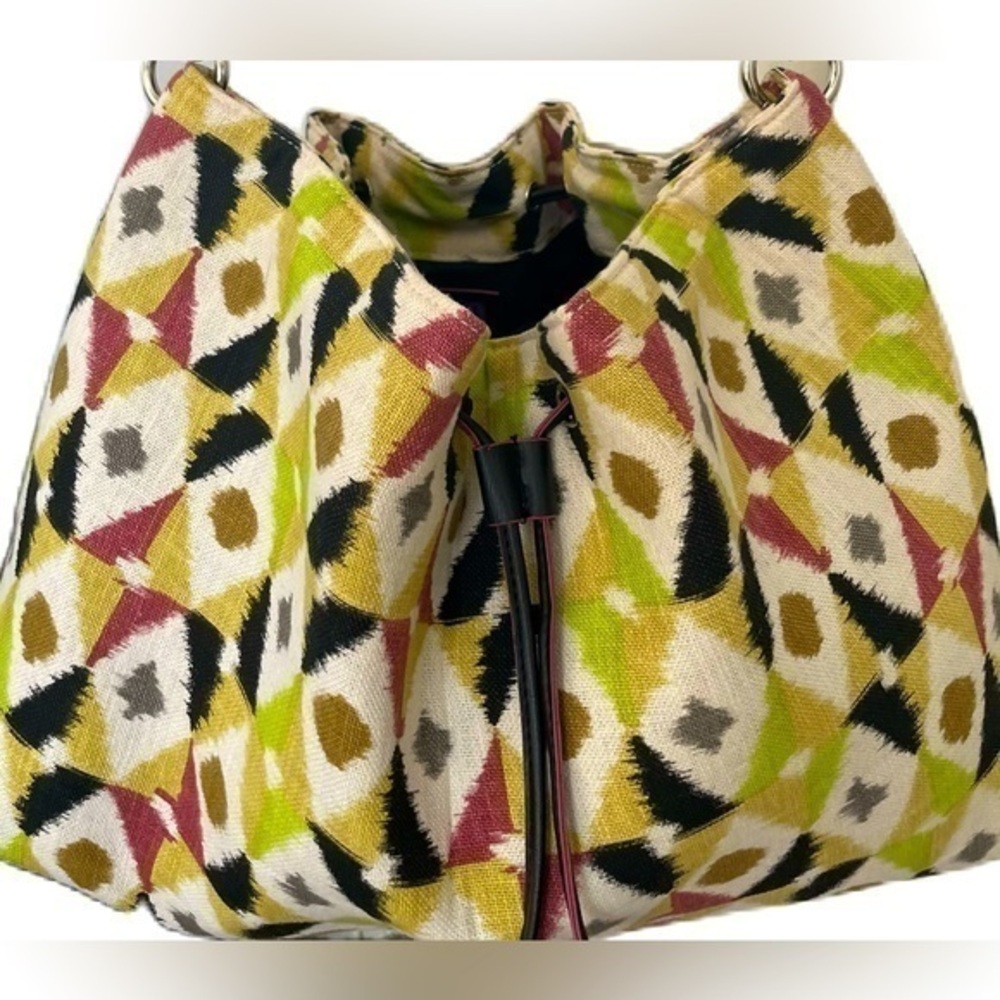Stephanie Johnson Tapestry drawstring cinch tote bag Patterned Tote/Shoulder Bag